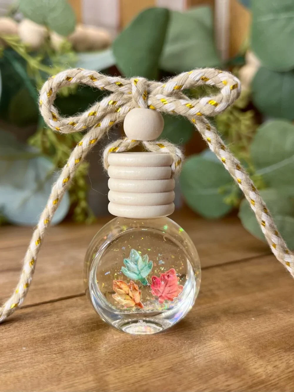 Fall Hanging Car Diffuser, Car Air Freshener, Fragrance: Fallen Leaves